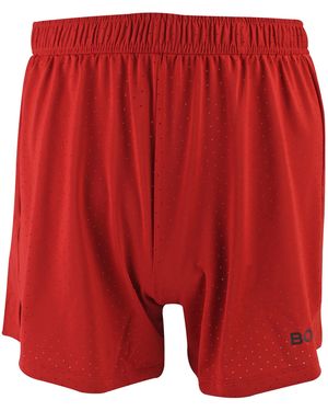 Björn Borg Running Breathable And Lightweight Perforated Sport Shorts For - Red