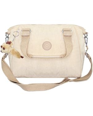 Kipling Amiel Light Sand Handbag - Natural