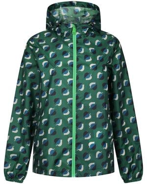 Regatta Ladies Orla Kiely Pack-It Leaf Print Waterproof Jacket (Shadow Elm) Material_Polyester - Green