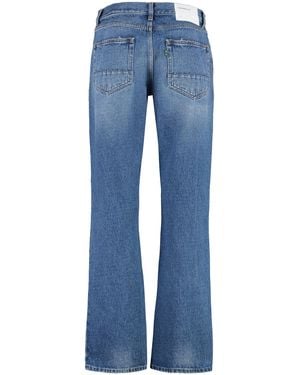 Department 5 Bowl Straight-Leg Jeans Cotton Regular - Blue