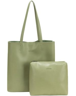 Claudia Canova Essential Noir Tote Bag - Green