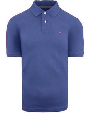 Eden Park Paris Cotton Polo Shirt - Blue
