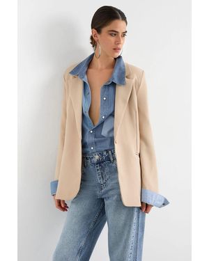 Hiccup Woven Classic Blazer - Blue