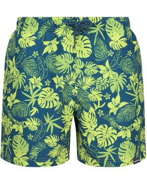 Regatta Loras Hawaiian Swim Shorts (Moroccan) Material_Synthetic - Green