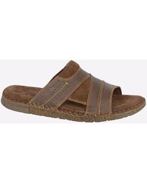 Roamer Ontario Mule Sandal - Brown