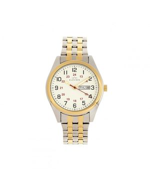 Elevon Watches Gann Bracelet Watch W/Day/Date - Metallic