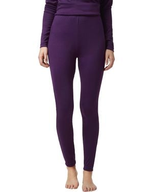 Peter Storm Lightweight & Warm Thermal Baselayer Trousers For Cold Weather - Purple