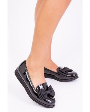 Where's That From 'Alpha' Flat Ballet Slider With Bow - White