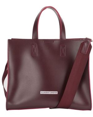 Claudia Canova Brida Twin Strap Tote Bag - Purple