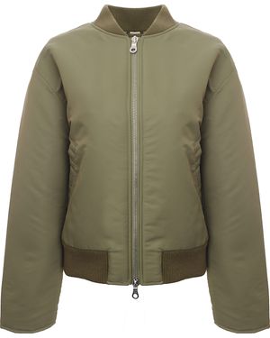 sunflower Nylon Bomber Jacket - Green