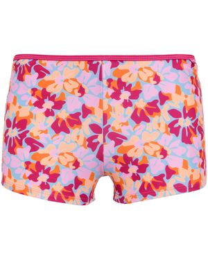 Regatta Ladies Aceana Summer Floral Bikini Shorts - Pink