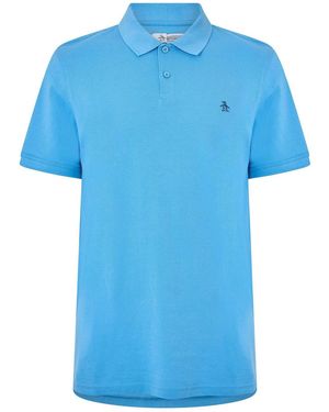 Original Penguin Short Sleeve Polo Shirt - Blue