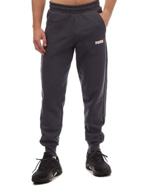 PUMA Ess+ 2 Col Logo Track Trousers - Blue