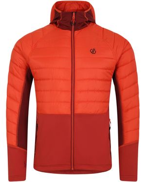 Dare 2b Descending Hybrid Jacket (Cinnamon/Tuscan) - Red