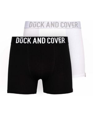 Duck and Cover Salton Boxers 2Pk - Black