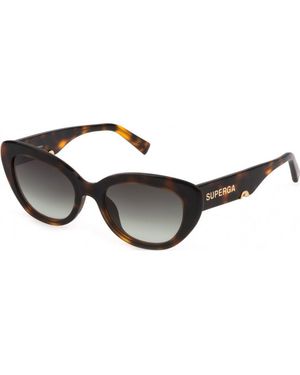 Sting Sst458 53 02Bl Sunglasses - Brown