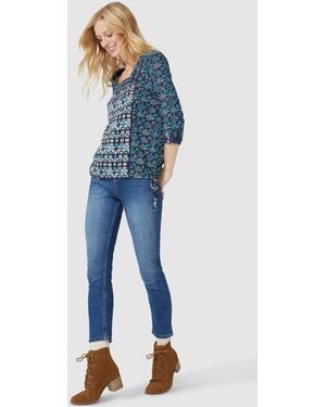 Mantaray Slim Leg Jean - Blue