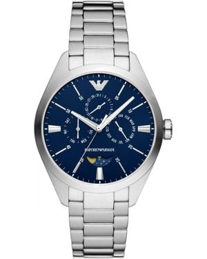 Emporio Armani Claudio Horloge Zilverkleurig Ar11553 - Grijs