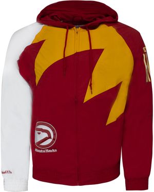 Mitchell & Ness Shark Atlanta Hawks Jacket - Red