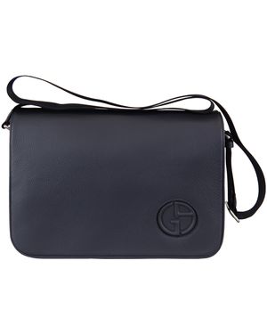 Giorgio Armani Messenger Bag - Blue