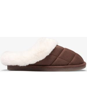Clarks Thalia Mule Chocolate Slippers - Brown