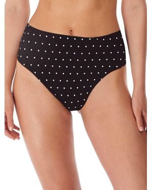 Freya Jewel Cove High Waist Bikini Brief - Black