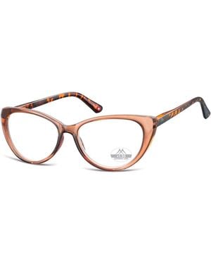 Montana Reading Glasses Transparent Hmr64 1.50 - Brown