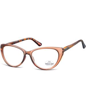 Montana Reading Glasses Transparent Hmr64 1.50 - Brown