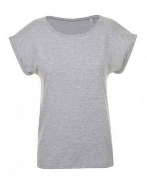 Sol's Ladies Melba Plain Short Sleeve T-Shirt Marl) - Grey