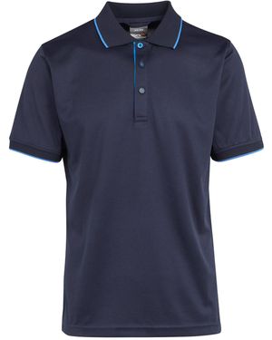 Regatta Navigate Short-Sleeved Polo Shirt (/French) Material_Synthetic - Blue