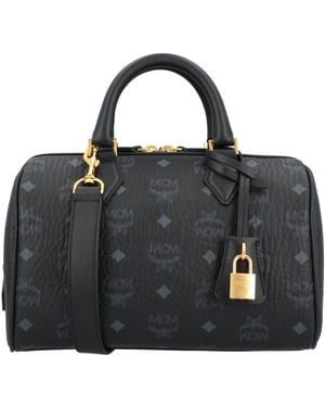 MCM Ella Boston Bag - Black