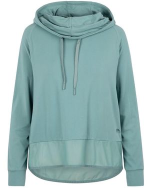 Trespass Ladies Immy Active Hoodie Mist) - Green
