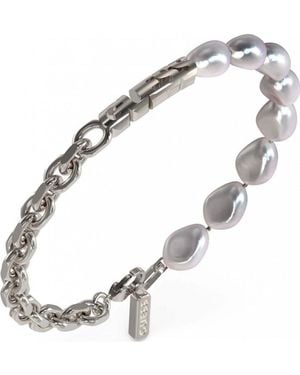 Guess Umb04066Stwil Edgy Styles Bracelet - Metallic