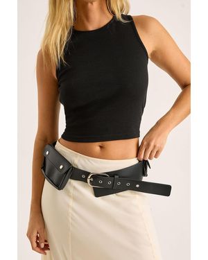 Nasty Gal Utility Fashion Waist Belt - Black