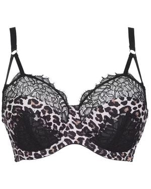 Figleaves Xz020Sm Curve Seduce Balcony Bra - Black