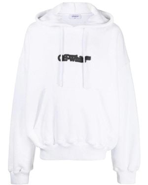 Off-White c/o Virgil Abloh Blurr Book Over Hoodie - White