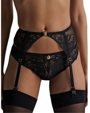 Aubade Pleasure Suspender Belt - Black