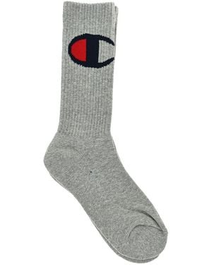 Champion Y08Sx High-Top Sports Socks - Grey