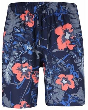 PUMA Nassau Short Sleeve Printed Shorts 533796 02 - Blue