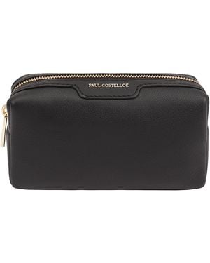 Paul Costelloe Sesia Leather Pouch - Black