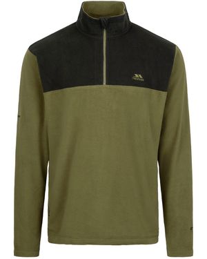 Trespass Curtiston At100 Fleece Top (Dark Vine) - Green
