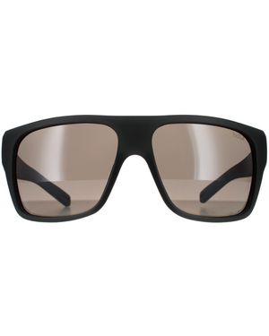 Bollé Square Matte Crystal Volt+ Gun Polarised Sunglasses - Grey