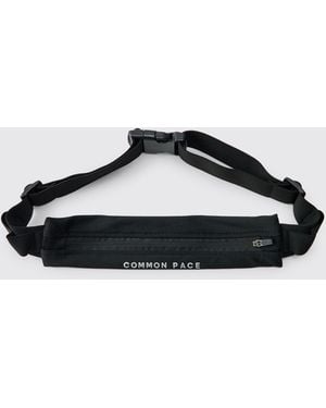 BoohooMAN Common Pace Running Gel & Phone Belt - Black