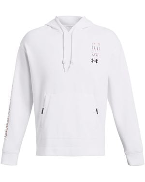 Under Armour Pride Hooded Relaxed Fit Sweatshirt - White