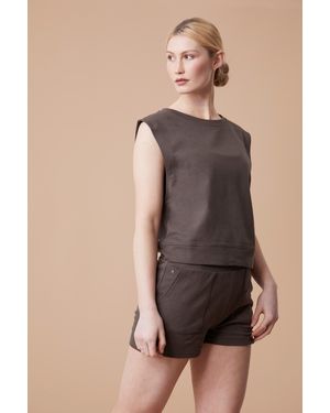 Mountain Warehouse 'Infinity' Lounge Shorts Relaxed Fit Stretchy Bottoms Cotton - Green