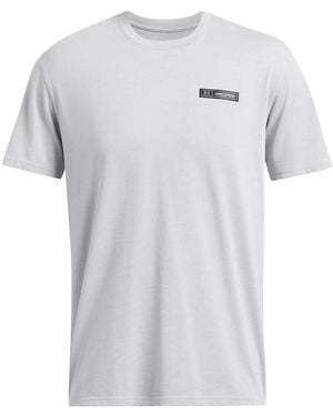 Under Armour Heavyweight Short Sleeve Performance Gym Top - White