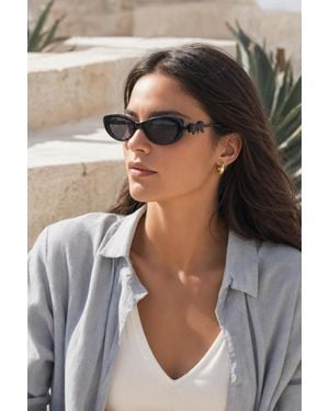SVNX Bow Side Detail Sunglasses - Grey