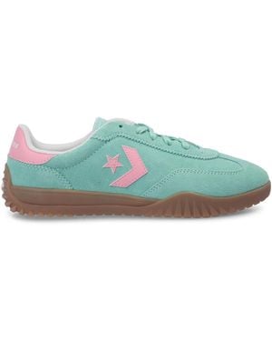 Converse Adults Run Star Trainer Suede Low Top Trainers - Green