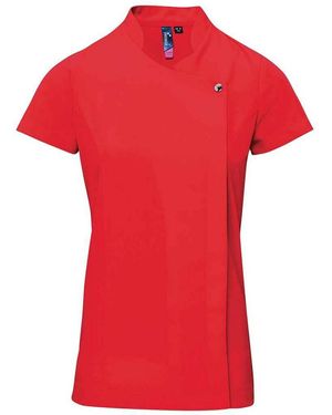 PREMIER Ladies Blossom Short Sleeve Tunic (Strawberry) - Red