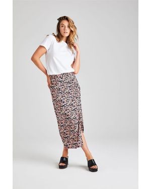 Urban Bliss Beech Midi Skirt - White